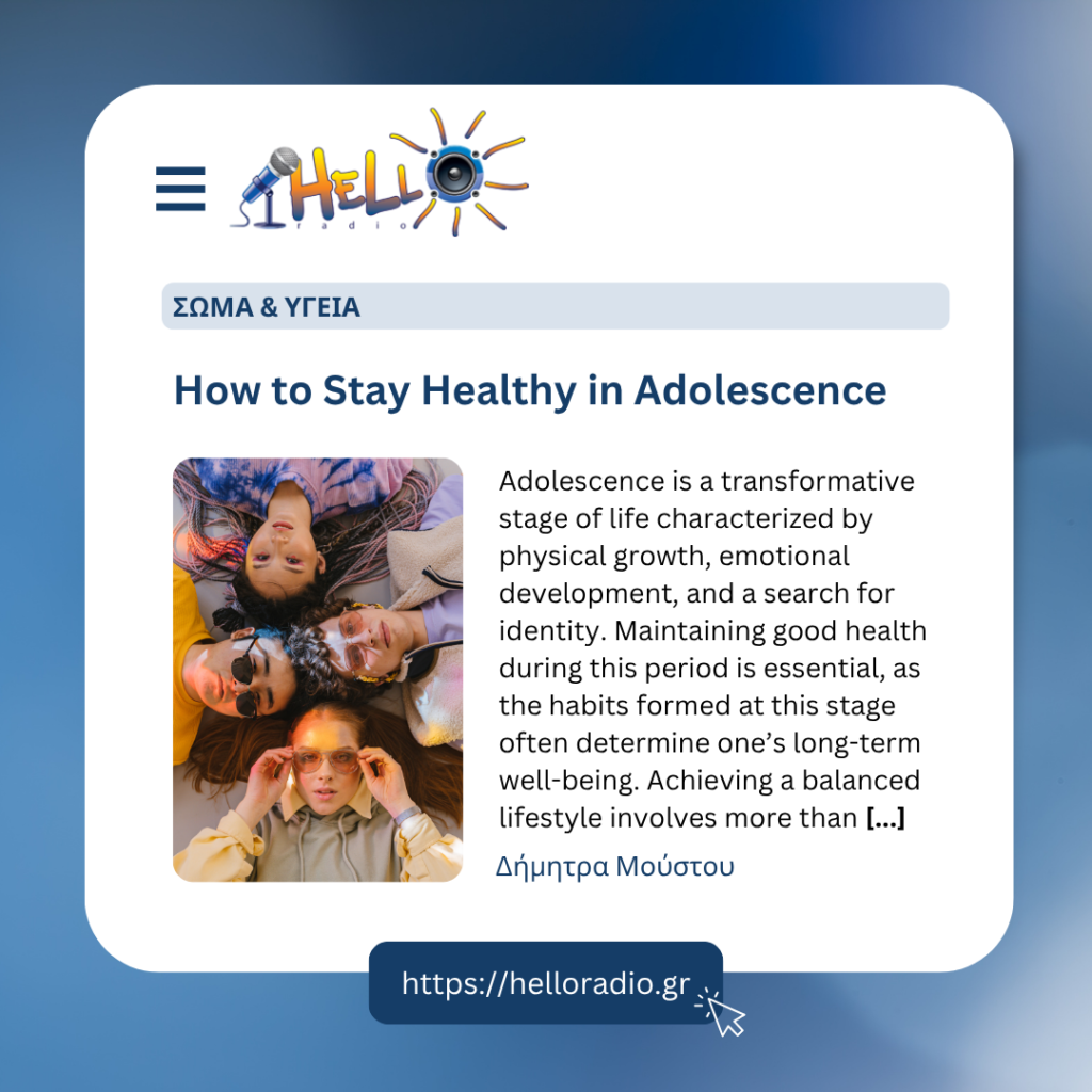 How to Stay Healthy in Adolescence
